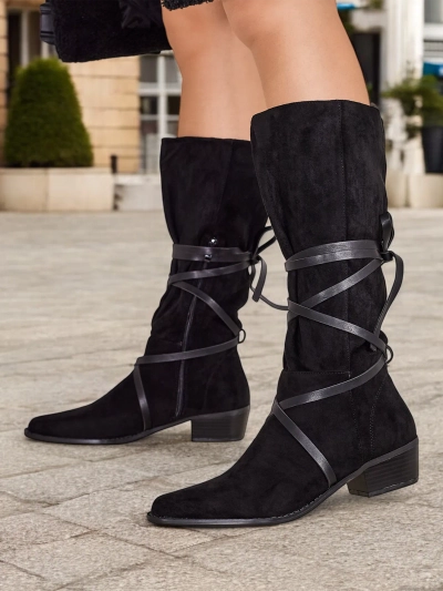 Royalfashion Cizme cu toc jos Rolizoo