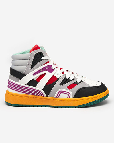 OUTLET Pantofi sport gri de dama pana la glezna de la Gisore - Incaltaminte