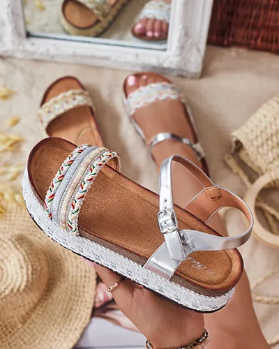 Royalfashion Sandale de Mussir Brodate pentru femei