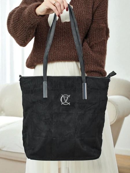 Geantă de damă shopper Caryenne din piele ecologică întoarsă