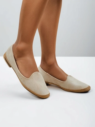 Espadrile ecologice din suede pentru femei Royalfashion Emmeno