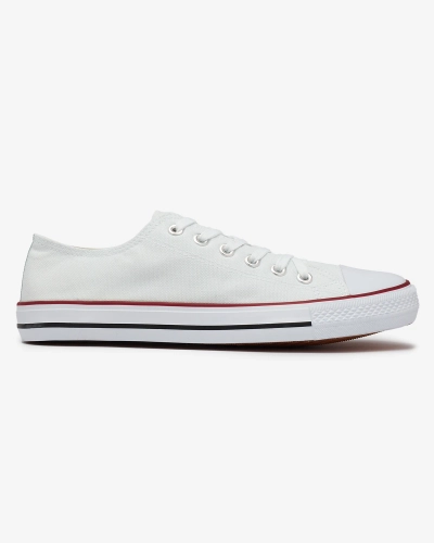 OUTLET Royalfashion Adidași cu șiret Ekileff alb pentru bărbați