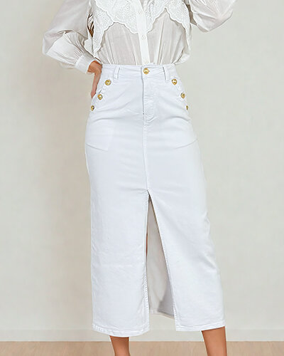 Royalfashion Fustă pentru femei din denim