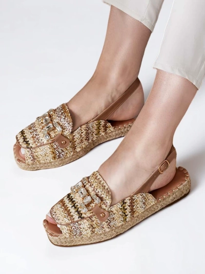 Royalfashion Espadrile de damă cu vârful deschis
