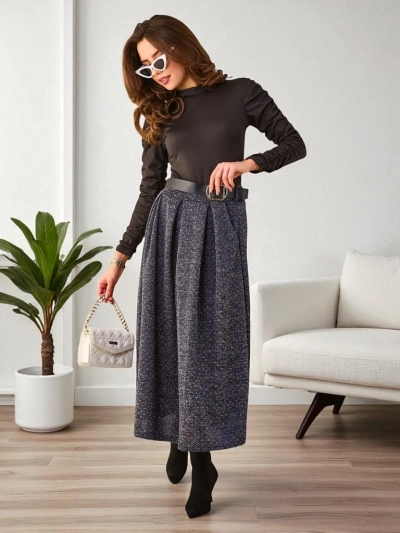 Fusta midi pentru femei Royalfashion