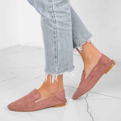 Różowe mokasyny Flossie - Obuwie