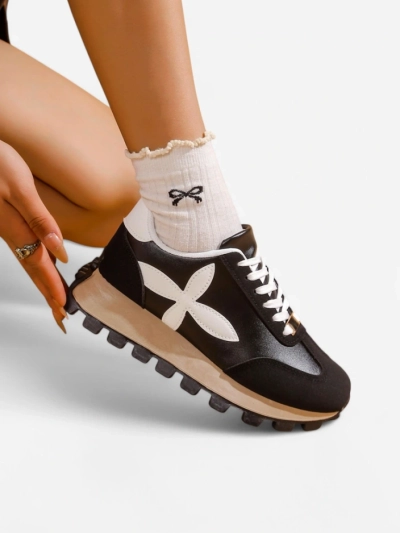 Sneakers sportive pentru femei Royalfashion pe o talpă mai groasă Aloqa