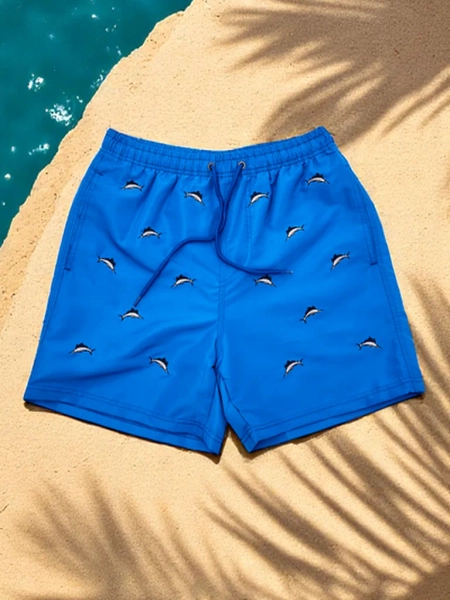 Royalfashion Sportliche Herren-Shorts mit schützendem Netzfutter