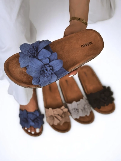 Sandale pentru femei Royalfashion cu flori Foules