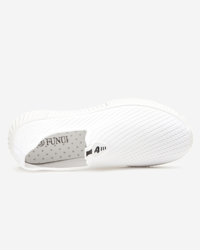 Pantofi sport slip-on dama albi Palomena - Incaltaminte