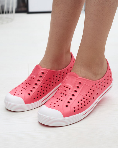 Pantofi de tenis din cauciuc pentru femei de culoare corai Osisal- Footwear