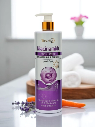Balsam de corp hidratant și iluminator cu niacinamide GlowNiacin
