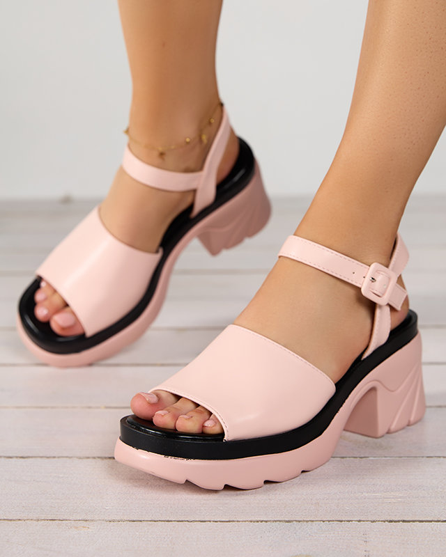 OUTLET Sandale de dama roz pe postul Cirota - Incaltaminte