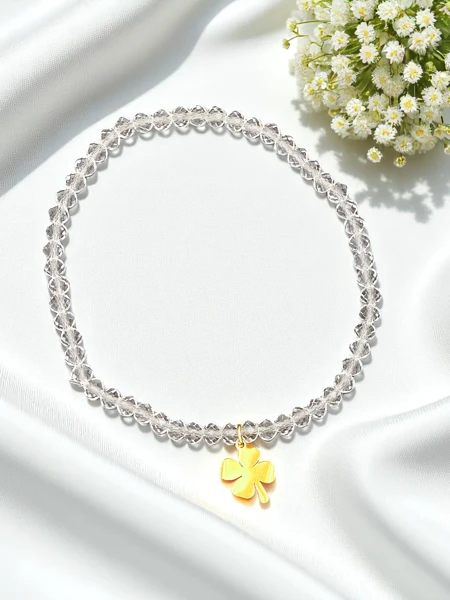 Royalfashion Brățară de damă cu pandantiv trifoi