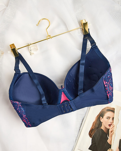 Royalfashion Sutien de damă decorat cu dantelă