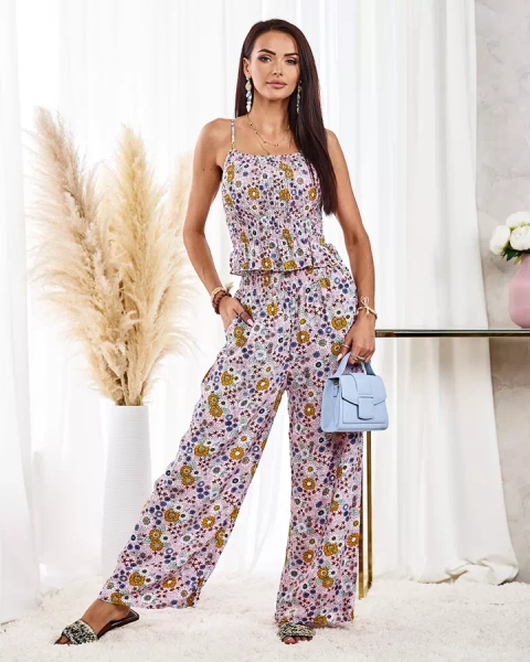 Royalfashion Set de damă cu model în roz