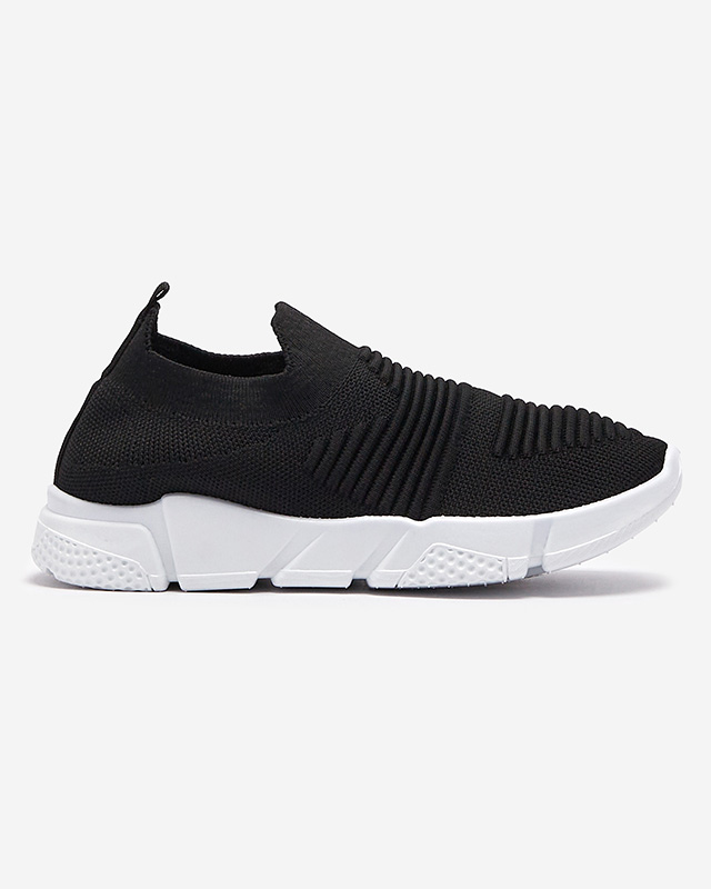 Pantofi sport slip-on de damă de culoare neagră Kollug- Footwear