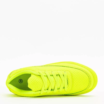 OUTLET Pantofi sport dama verde neon Najso - Incaltaminte