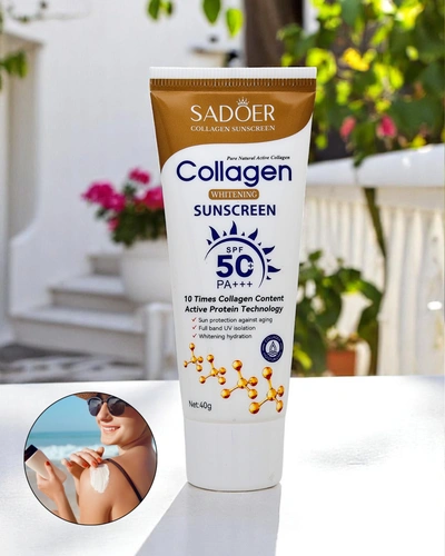 Cremă de protecție solară Sadoer SPF 50 cu colagen