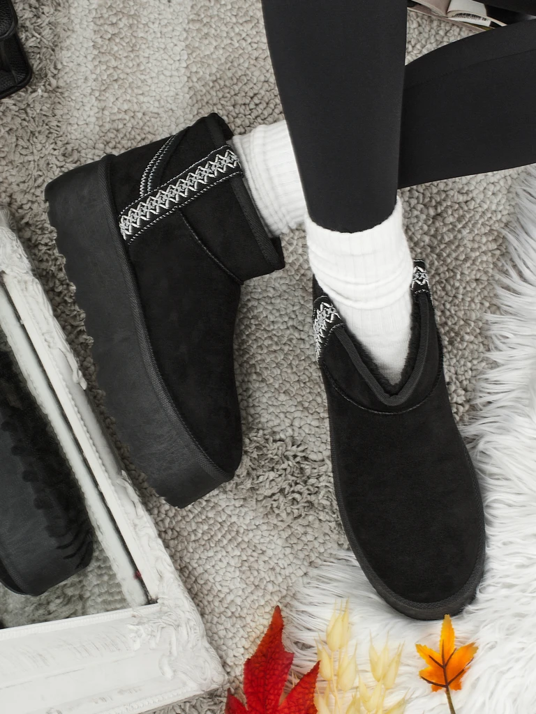 Cizme scurte de damă tip snowboots Althea