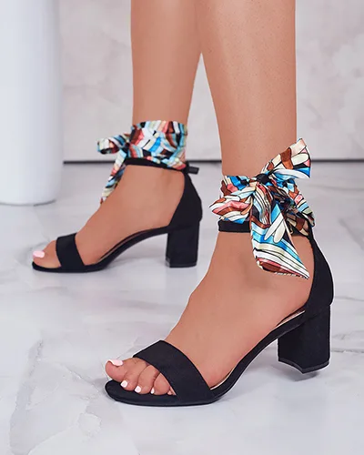 Royalfashion Sandale post pentru femei Notrit