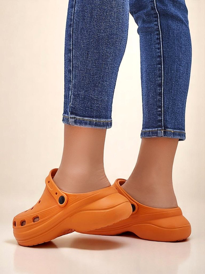 Royalfashion Sandale din cauciuc perforate pentru femei Dellosa