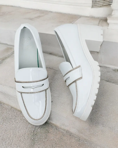 Mocasini din piele lacuita pentru femei Royalfashion Befies