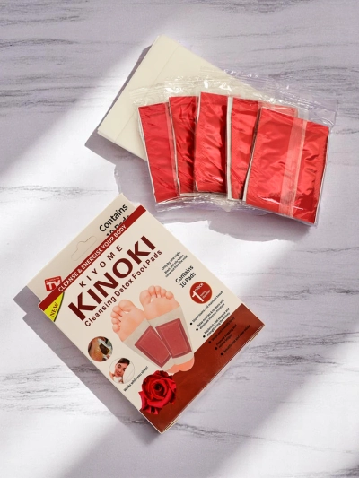 Pachete Detox pentru picioare DETOX KINOKI 10 bucăți Roze