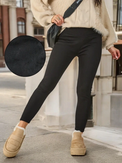 Royalfashion Leggings de bumbac călduroase pentru femei
