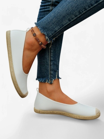 Espadrile ecologice din suede pentru femei Royalfashion Aroles