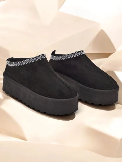 Royalfashion Cizme scurte asemănătoare cu cizmele de zăpadă pentru femei Fesio