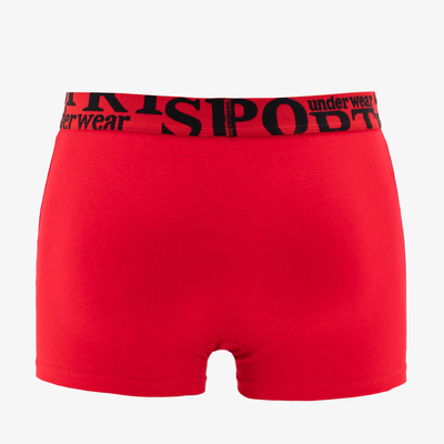 Boxer roșu pentru bărbați de Crăciun - Lenjerie intimă