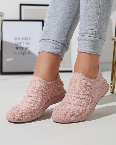 Pantofi sport roz slip-on pentru femei adidași pantofi sport Kerliv- Footwear