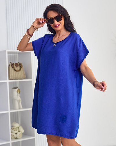 Royalfashion Rochie oversize de damă din bumbac