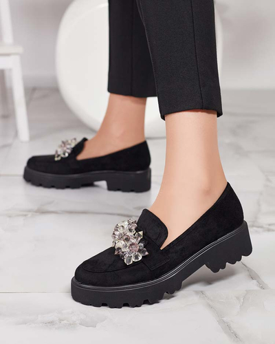 Royalfashion Mocasini de damă cu ornament Leyla