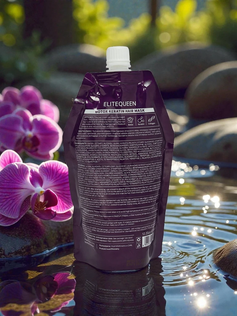 Mască de păr Botox Keratin - regenerează și hidratează
