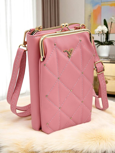 Royalfashion Geantă-portofel multifuncțională pe curea Quilted Charm