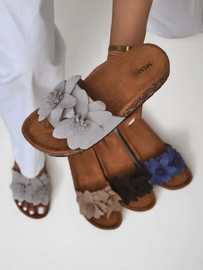 Sandale Royalefashion pentru femei cu flori Foules