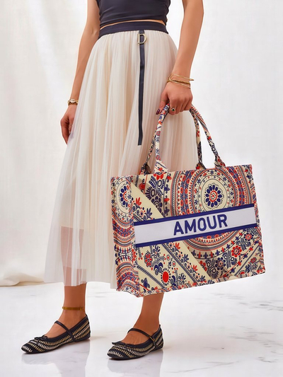 Royalfashion Geantă de pânză Amour Vibes
