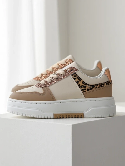 Sneakers pentru femei Royalfashion cu sclipici Qisofi