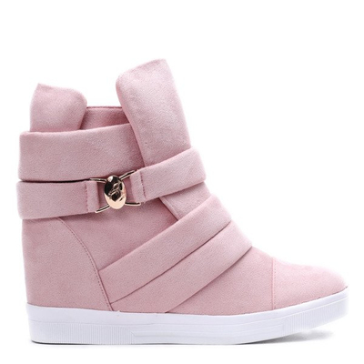 Różowe sneakersy Jane - Obuwie