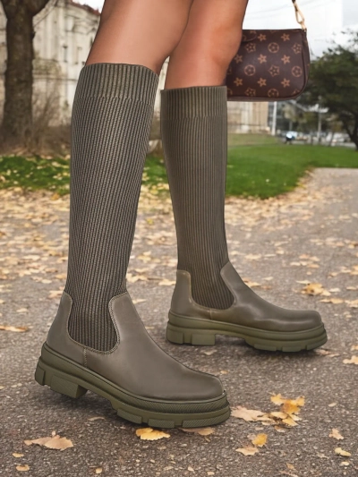 Bocanci slip-on pentru femei Royalfashion Bireno