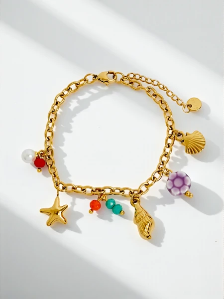 Colier Solaria Lunae Aurelia – cu talismane soare și lună