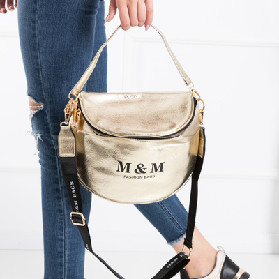 Geantă pentru rinichi de aur cu inscripții - Accesorii