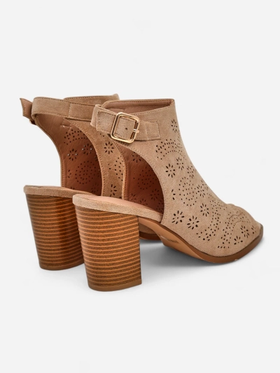 Royalfashion Sandale cu toc gros și decupaje pentru femei Abetle