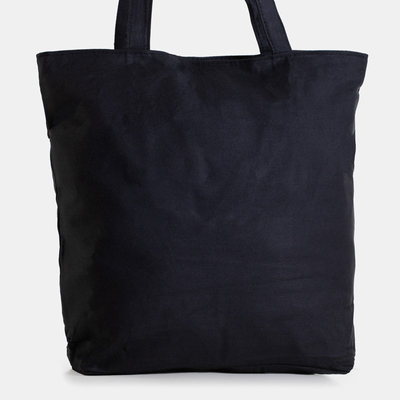 Geantă de umăr negru pentru femei cu gură - Genți de mână