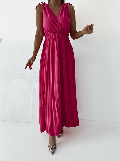 Royalfashion Rochie midi plisată de damă