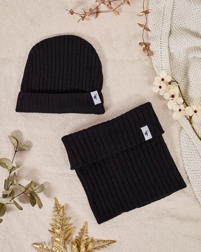 Royalfashion Set Universal de Iarnă - căciulă cu fular tubular