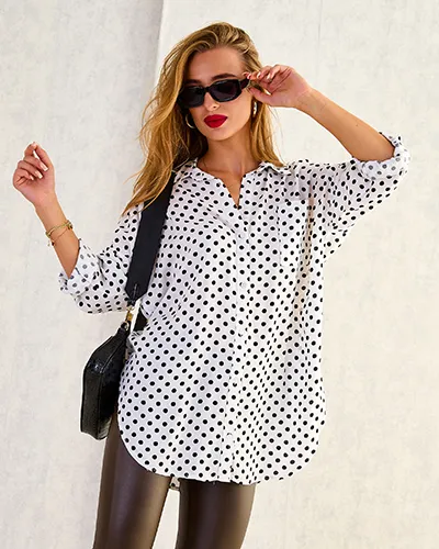 Cămașă cu imprimeu pentru femei Royalfashion