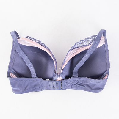 Sutien violet-roz cu dantela - Lenjerie intima